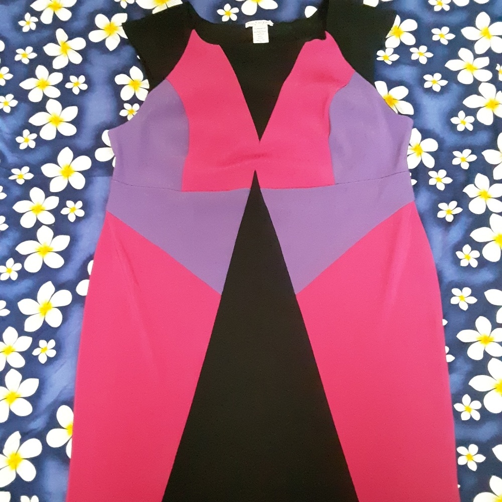 Wishes wishes wishes black, purple, and pink dress
